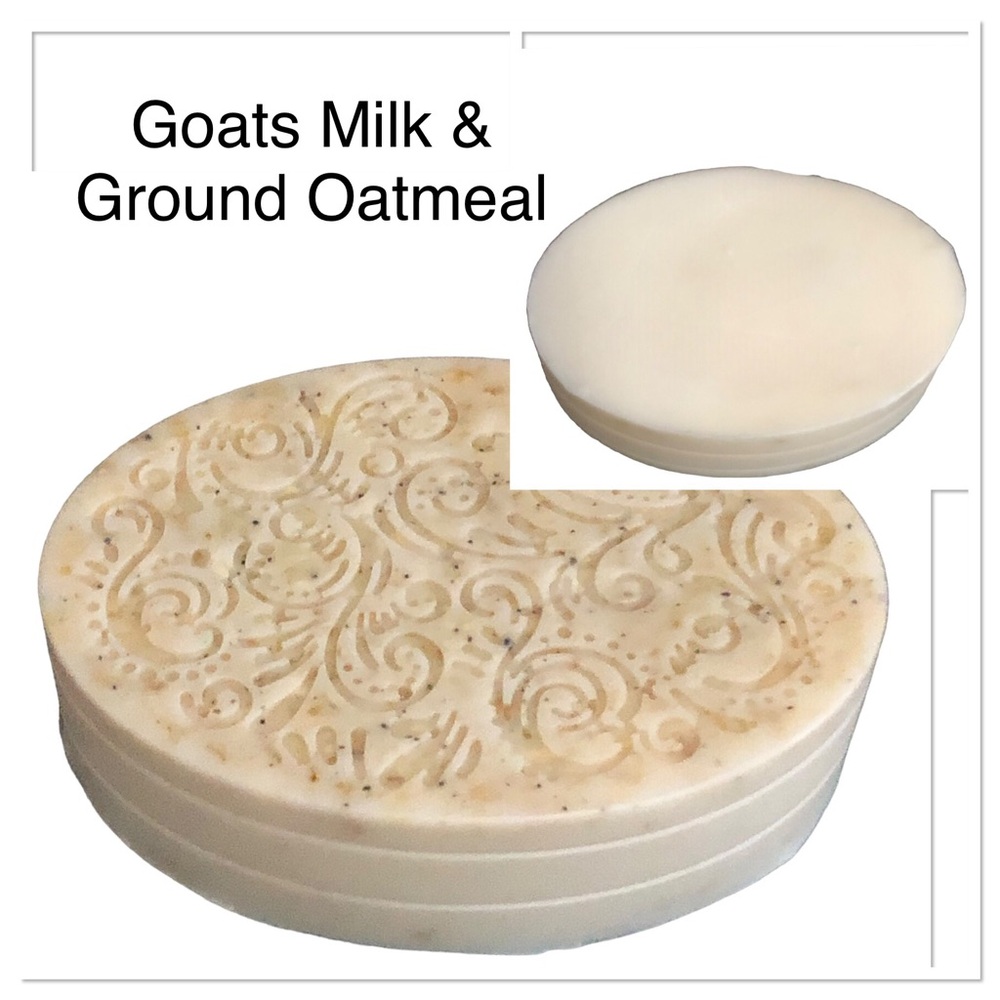 Handmade Moisturizing Goats Milk Oatmeal Soap Vanilla Scent Hand Pour La…